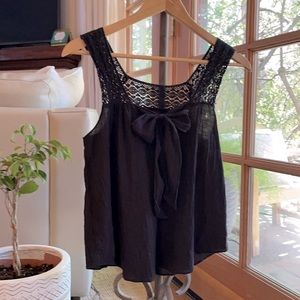 *SOLD* NWOT Madewell Crochet Tie-Back Tank Top